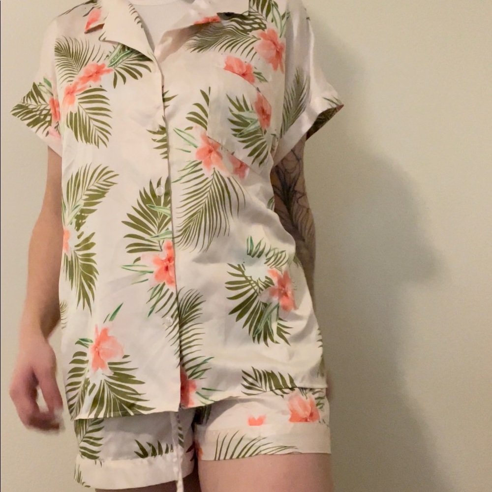Satin pajama set